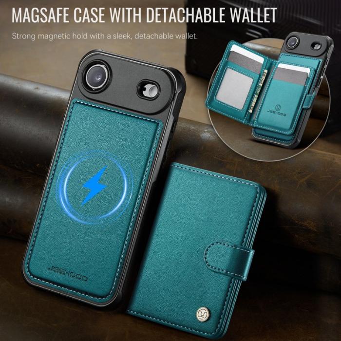 JEEHOOD - JEEHOOD J09 iPhone Air Skal RFID Skydd Läder Grön