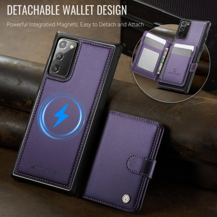 JEEHOOD - JEEHOOD J09 Skal för Samsung Galaxy Note20 RFID Lila