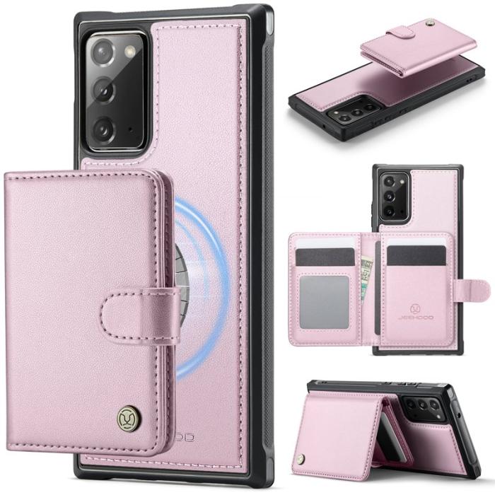 JEEHOOD - JEEHOOD J09 Skal för Samsung Galaxy Note20 RFID Skydd - Rosa
