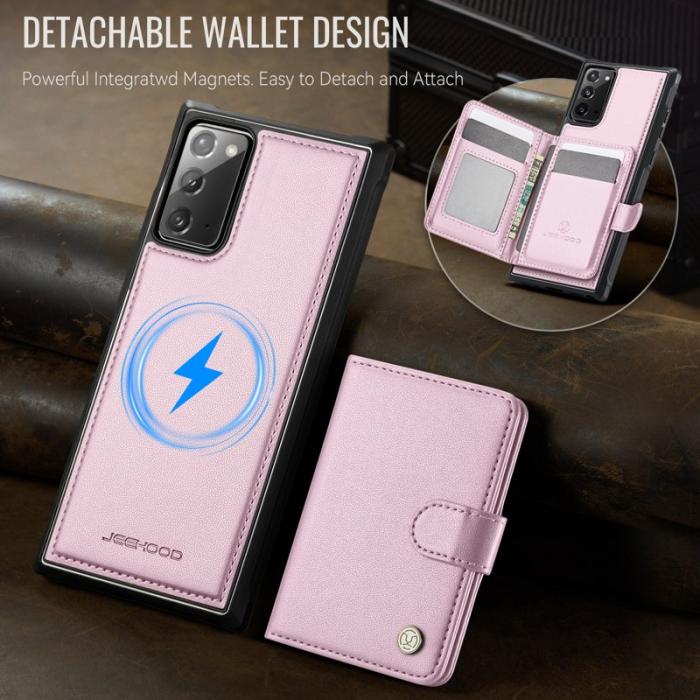 JEEHOOD - JEEHOOD J09 Skal för Samsung Galaxy Note20 RFID Skydd - Rosa