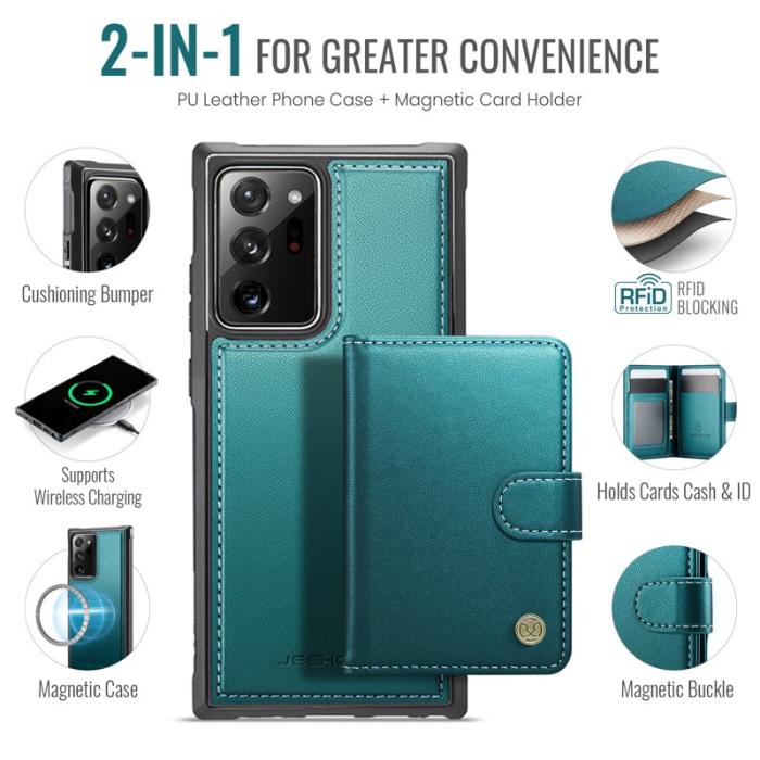 JEEHOOD - JEEHOOD J09 Skal för Samsung Galaxy Note20 Ultra - Grön