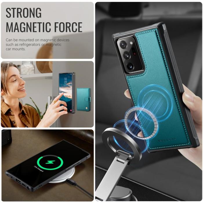 JEEHOOD - JEEHOOD J09 Skal för Samsung Galaxy Note20 Ultra - Grön