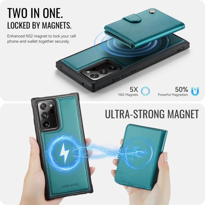 JEEHOOD - JEEHOOD J09 Skal för Samsung Galaxy Note20 Ultra - Grön