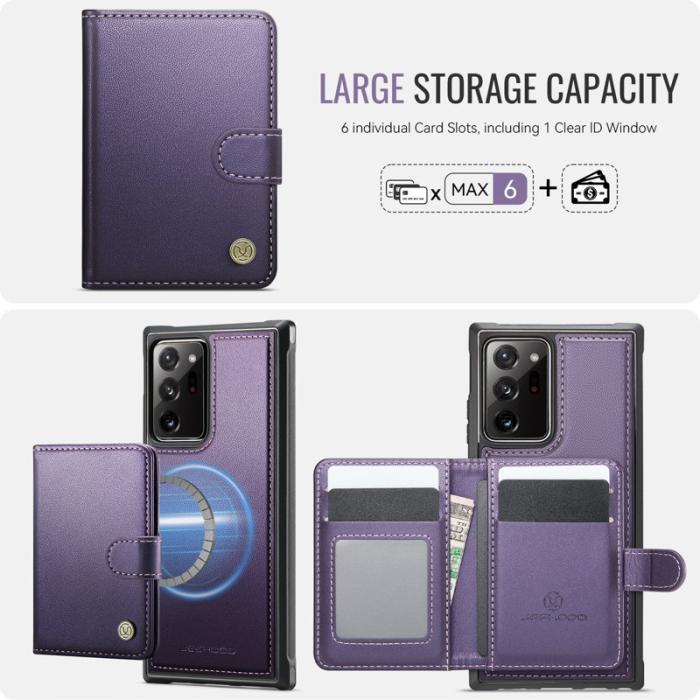 JEEHOOD - JEEHOOD J09 Skal för Samsung Galaxy Note20 Ultra Lila