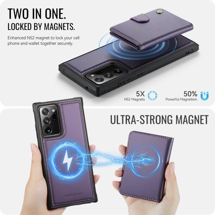 JEEHOOD - JEEHOOD J09 Skal för Samsung Galaxy Note20 Ultra Lila