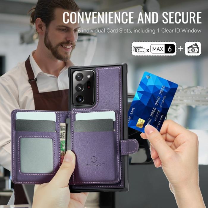 JEEHOOD - JEEHOOD J09 Skal för Samsung Galaxy Note20 Ultra Lila