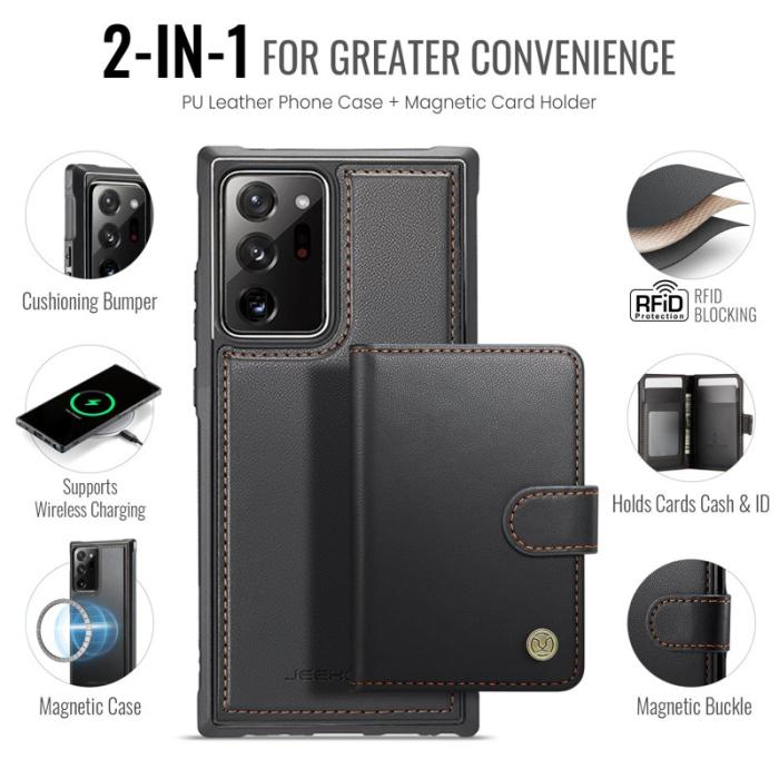 JEEHOOD - JEEHOOD J09 Skal för Samsung Galaxy Note20 Ultra - Svart