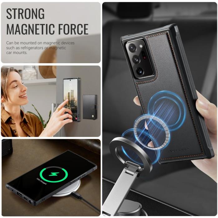 JEEHOOD - JEEHOOD J09 Skal för Samsung Galaxy Note20 Ultra - Svart