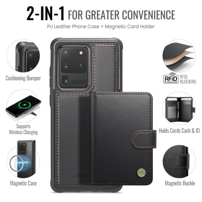 JEEHOOD - JEEHOOD J09 Skal för Samsung Galaxy S20 Ultra - Svart