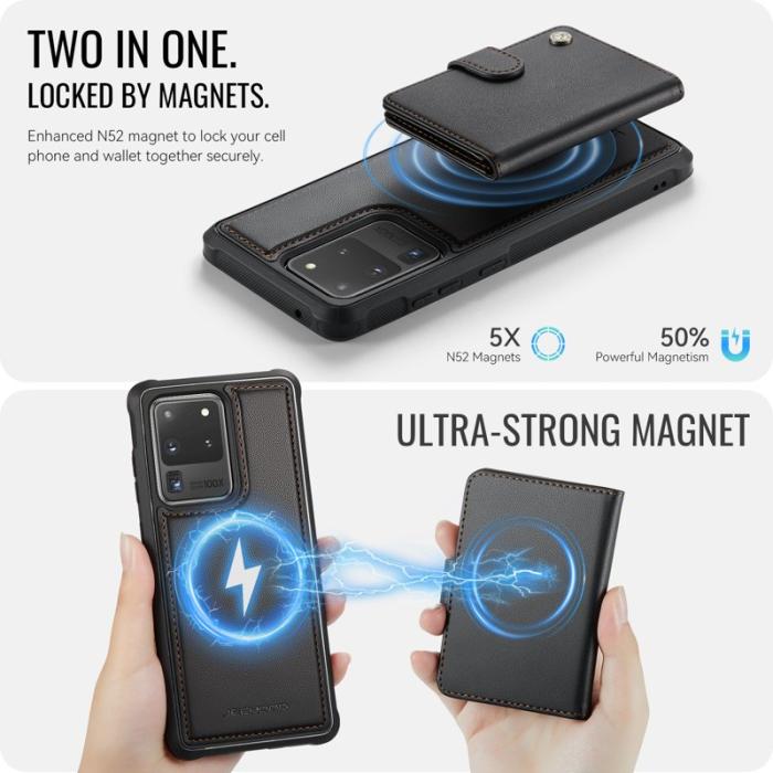 JEEHOOD - JEEHOOD J09 Skal för Samsung Galaxy S20 Ultra - Svart