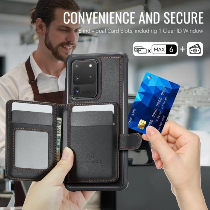 JEEHOOD - JEEHOOD J09 Skal för Samsung Galaxy S20 Ultra - Svart