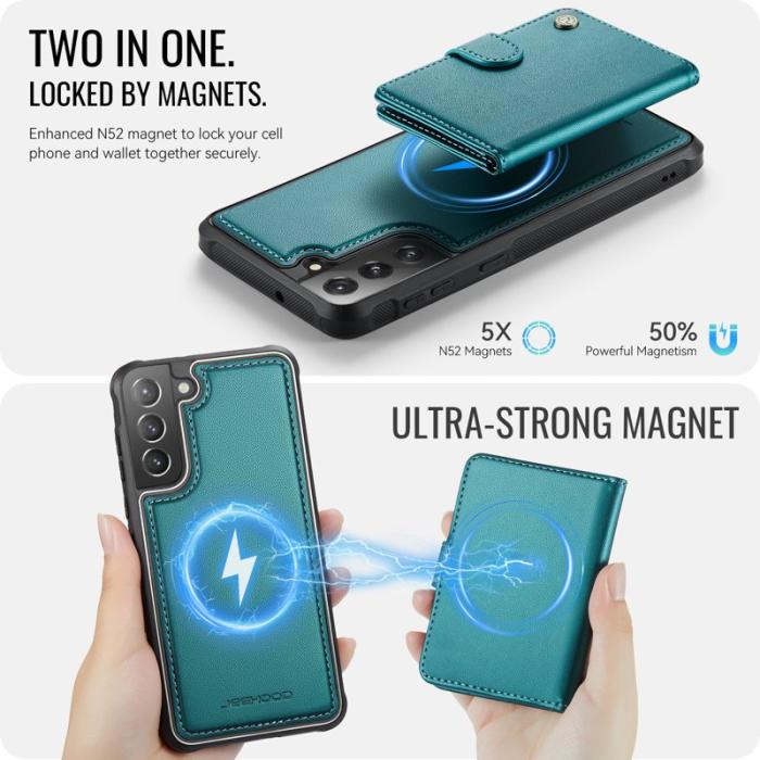 JEEHOOD - JEEHOOD J09 Skal för Samsung Galaxy S21 FE 5G - Grön