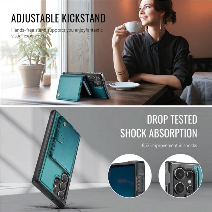 JEEHOOD - JEEHOOD J09 Skal för Samsung Galaxy S23 Ultra - Grön