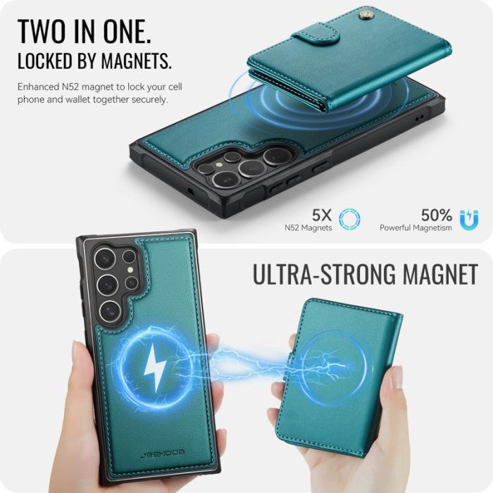 JEEHOOD - JEEHOOD J09 Skal för Samsung Galaxy S23 Ultra - Grön