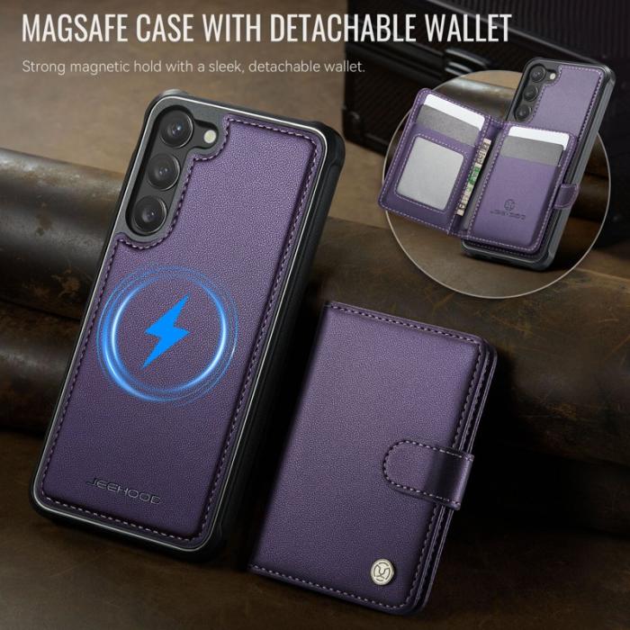 JEEHOOD - JEEHOOD J09 Skal till Samsung Galaxy S23 med RFID - Lila