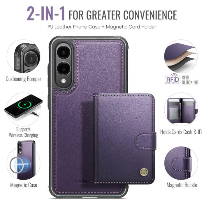 JEEHOOD - JEEHOOD J09 Skal till Samsung Galaxy S25 Edge - Lila