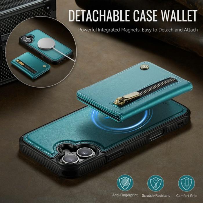 JEEHOOD - JEEHOOD J12 iPhone 17 Skal Magnetiskt Fodral Grön