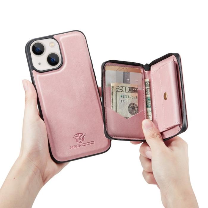 JEEHOOD - JEEHOOD Kickstand 2-in-1 Hybrid Case iPhone 13 mini - Rose Gold
