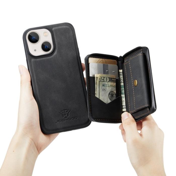 JEEHOOD - JEEHOOD Kickstand 2-in-1 Hybrid Fodral för iPhone 13 mini - Svart