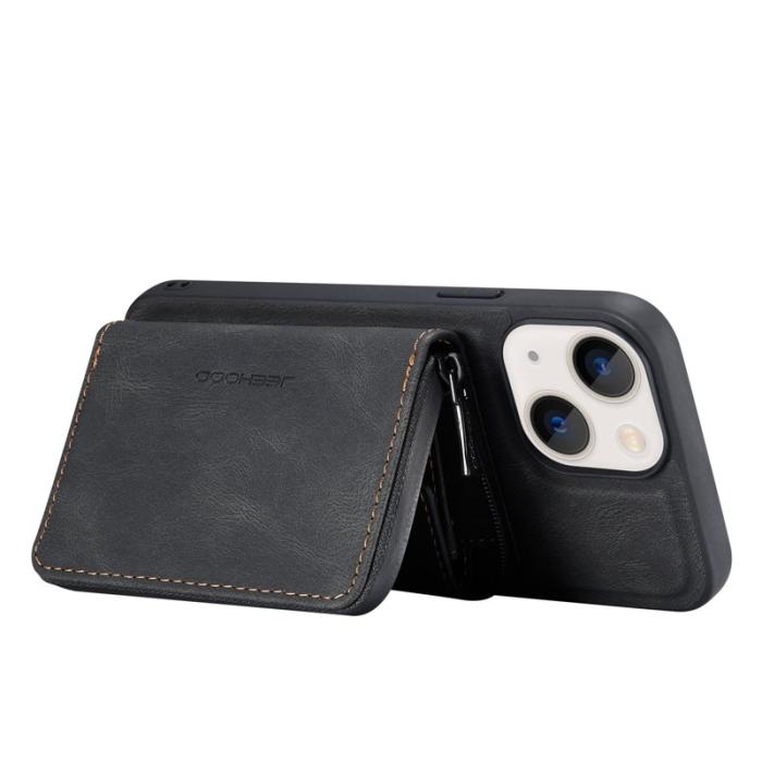 JEEHOOD - JEEHOOD Kickstand 2-in-1 Hybrid Fodral för iPhone 13 mini - Svart