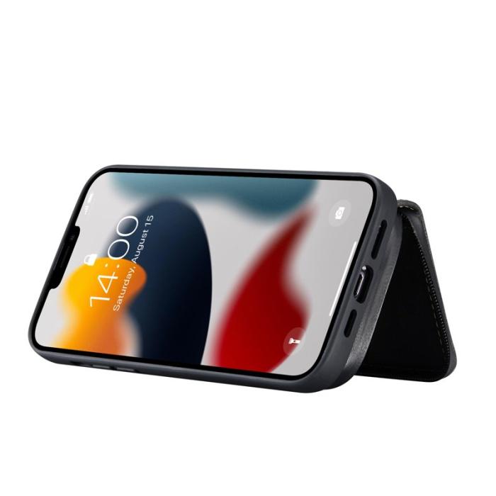 JEEHOOD - JEEHOOD Kickstand 2-in-1 Hybrid Fodral för iPhone 13 mini - Svart