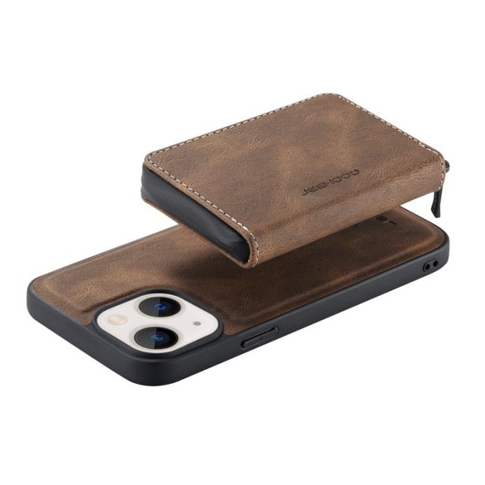 JEEHOOD - JEEHOOD Kickstand 2-in-1 Hybrid Fodral iPhone 13 mini - Brun
