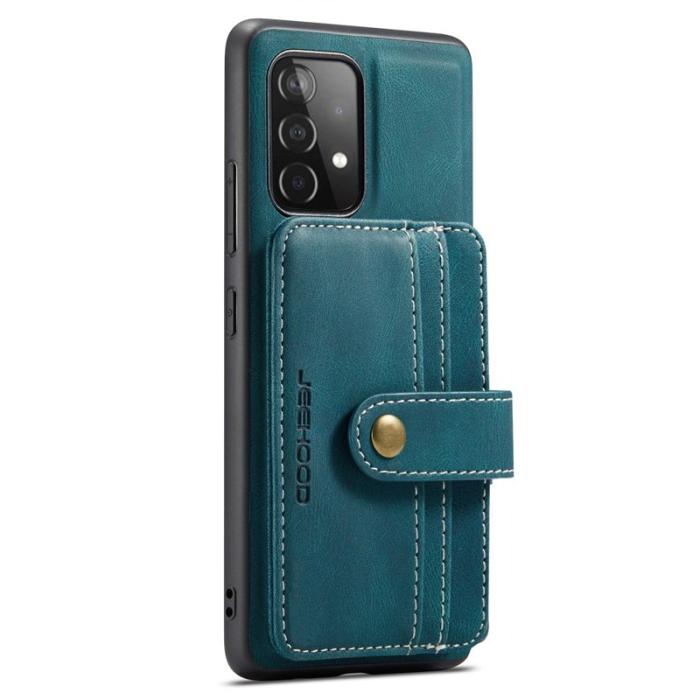 JEEHOOD - JEEHOOD Samsung Galaxy A32 5G/M32 5G Fodral Läder Blå