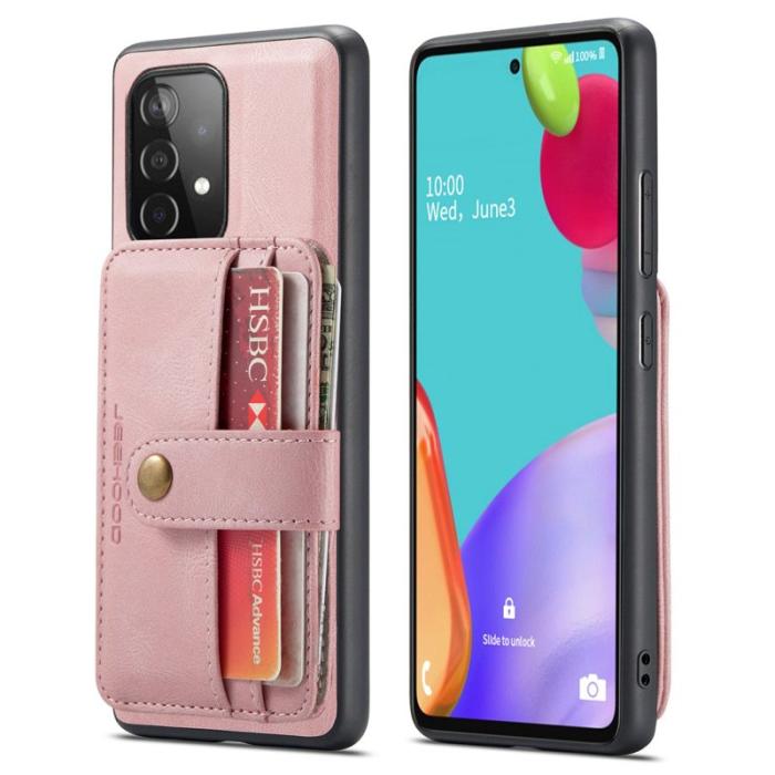 JEEHOOD - JEEHOOD Samsung Galaxy A32 5G/M32 5G Fodral Läder Rosa