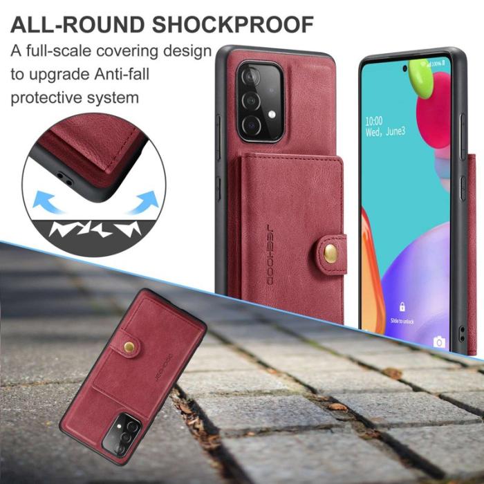 JEEHOOD - JEEHOOD Samsung Galaxy A32 5G/M32 5G Fodral Röd