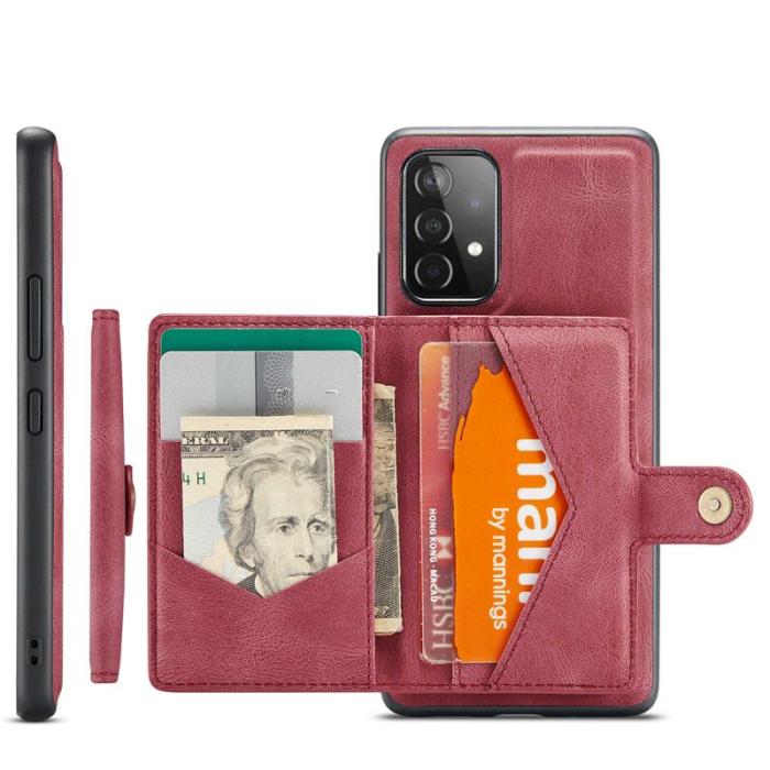 JEEHOOD - JEEHOOD Samsung Galaxy A33 5G Skal 2-i-1 Fodral Röd