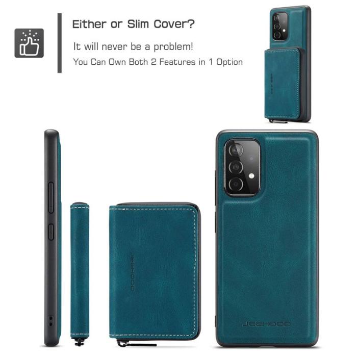 JEEHOOD - JEEHOOD Samsung Galaxy A53 5G Fodral Magnetisk Blå