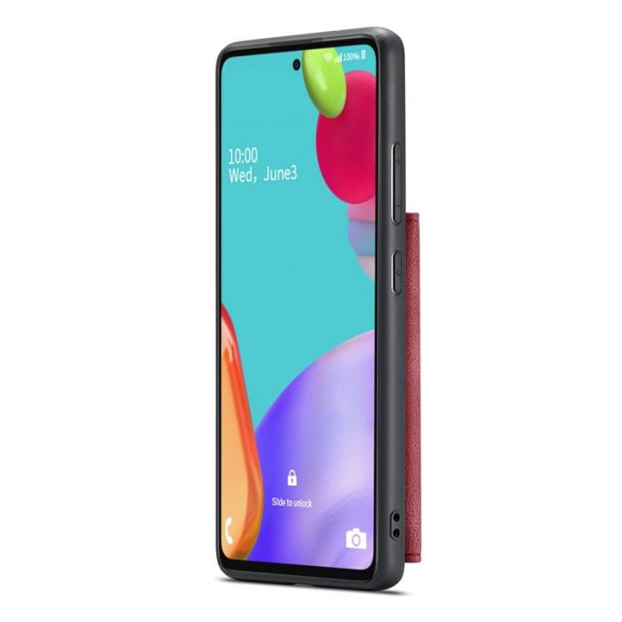JEEHOOD - JEEHOOD Samsung Galaxy A53 5G Skal 2-i-1 Plånbok Röd
