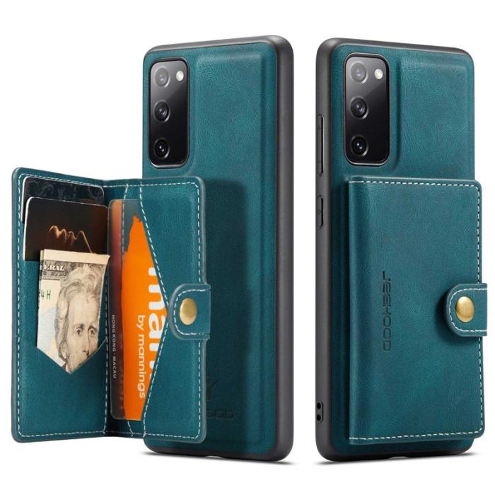 JEEHOOD - JEEHOOD Samsung Galaxy S20 FE 2022 Skal Wallet Grön