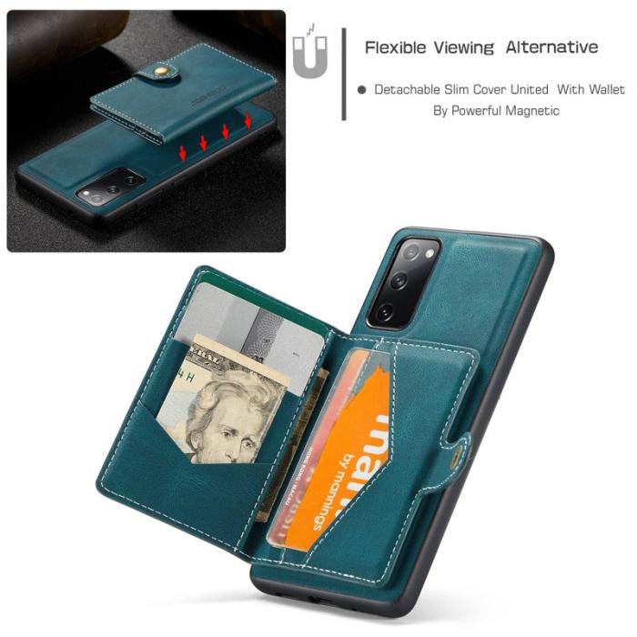 JEEHOOD - JEEHOOD Samsung Galaxy S20 FE 2022 Skal Wallet Grön