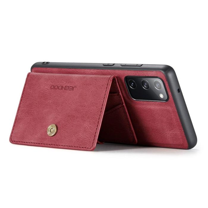 JEEHOOD - JEEHOOD Samsung Galaxy S20 FE Fodral 2-i-1 Röd