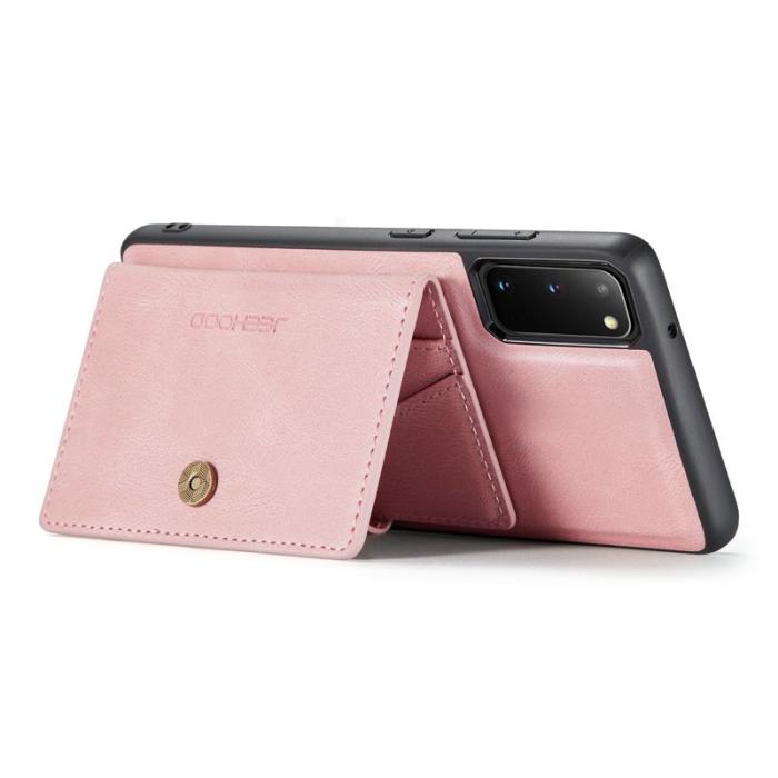 JEEHOOD - JEEHOOD Samsung Galaxy S20 Fodral Detachable Rose Gold
