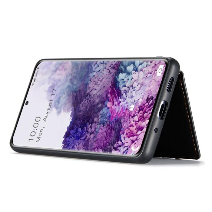 JEEHOOD - JEEHOOD Samsung Galaxy S20 Fodral Detachable Wallet Svart