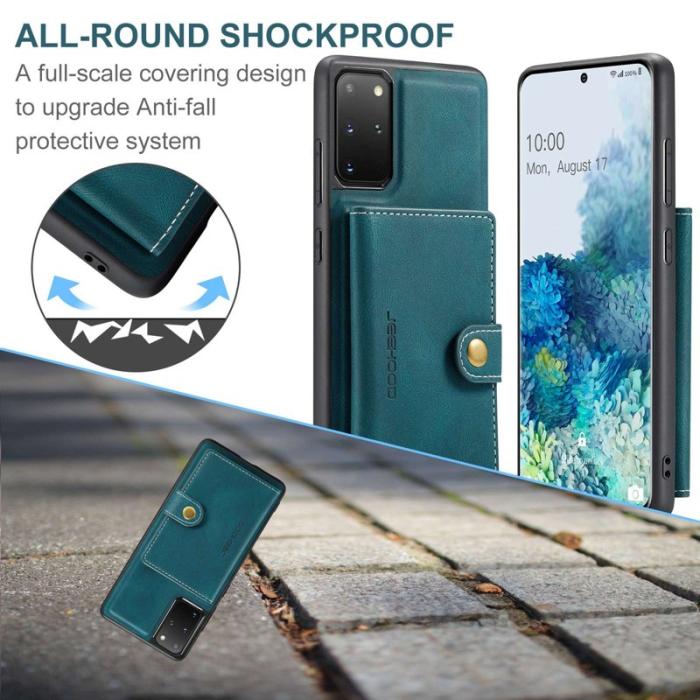 JEEHOOD - JEEHOOD Samsung Galaxy S20 Plus Fodral 2-i-1 Grön