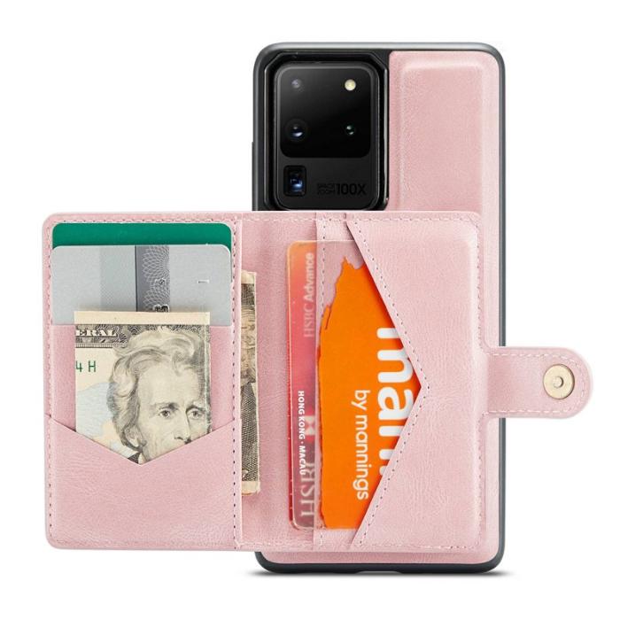 JEEHOOD - JEEHOOD Samsung Galaxy S20 Ultra Fodral i Roséguld