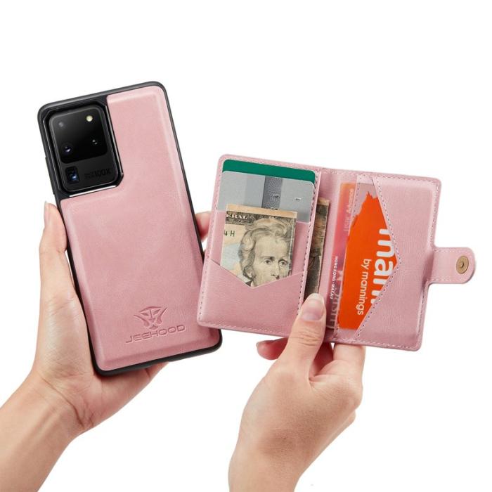 JEEHOOD - JEEHOOD Samsung Galaxy S20 Ultra Fodral i Roséguld