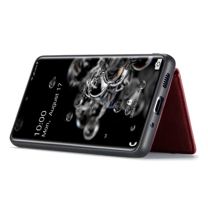 JEEHOOD - JEEHOOD Samsung Galaxy S20 Ultra Fodral Magnetiskt Röd