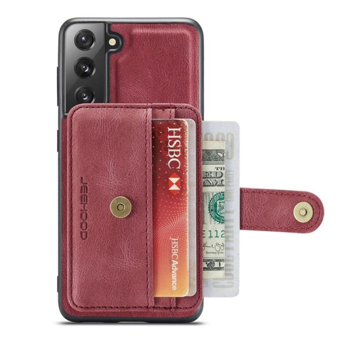 JEEHOOD - JEEHOOD Samsung Galaxy S21 FE 5G Fodral RFID Röd