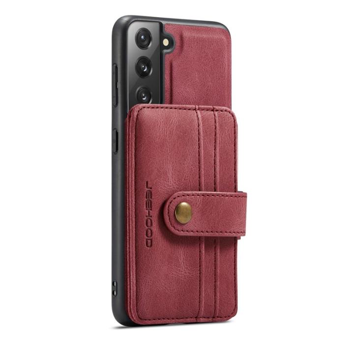 JEEHOOD - JEEHOOD Samsung Galaxy S21 FE 5G Fodral RFID Röd