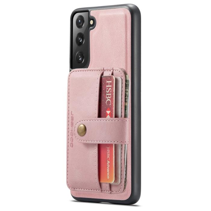JEEHOOD - JEEHOOD Samsung Galaxy S22+ Fodral med RFID Skydd - Rosa