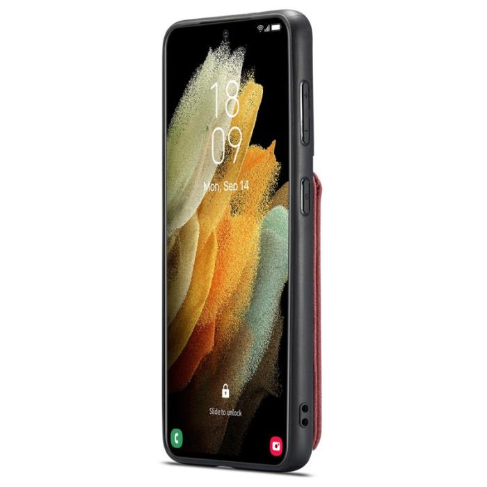 JEEHOOD - JEEHOOD Samsung Galaxy S22+ Fodral RFID Blocker Röd