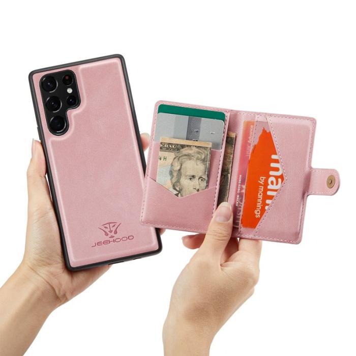 JEEHOOD - JEEHOOD Samsung Galaxy S22 Ultra 5G Fodral Rose Gold