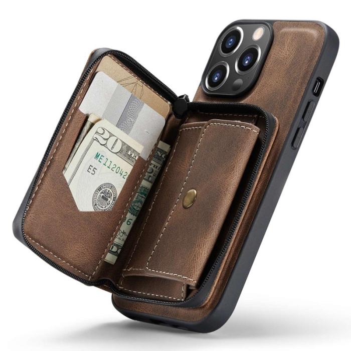 JEEHOOD - JEEHOOD Shockproof Case iPhone 14 Pro Max Fodral Brun