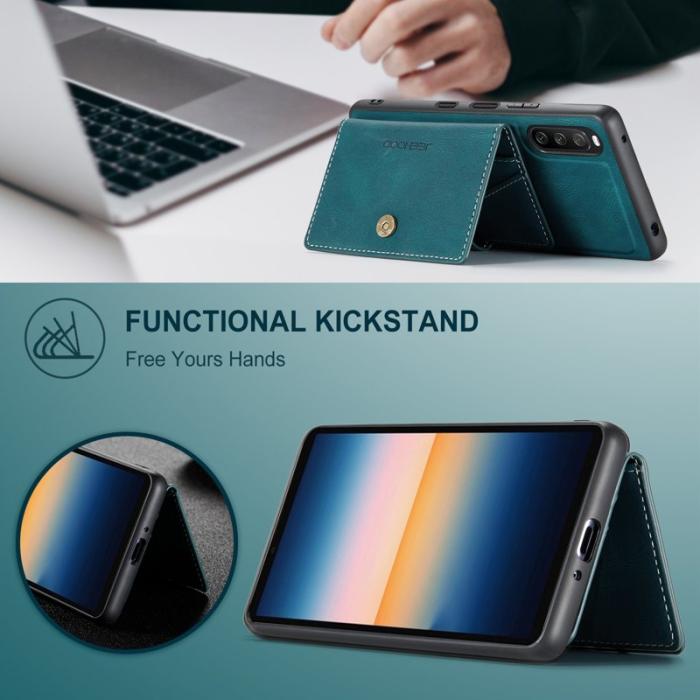 JEEHOOD - JEEHOOD Sony Xperia 10 III 2-in-1 Skal med Magnetisk Lås Grön