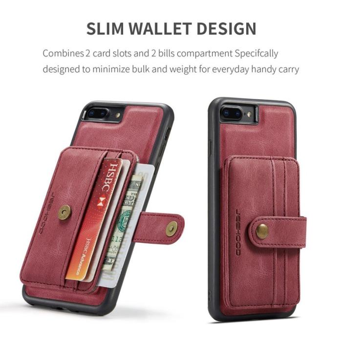 JEEHOOD - JEEHOOD Wallet Case iPhone 7 Plus/8 Plus 5.5