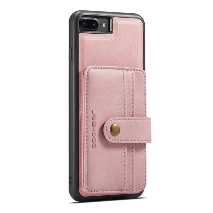 JEEHOOD - JEEHOOD Wallet Case iPhone 7 Plus/8 Plus 5.5 tum Pink